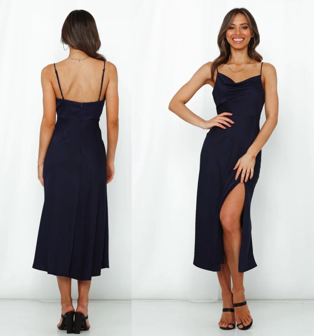 Hello Molly | Family Secret Maxi Dress | Navy | US Sz 4